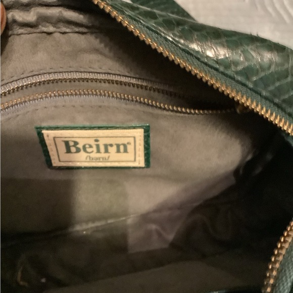 Beirn Snakeskin green Crossbody Handbag - Picture 3 of 9
